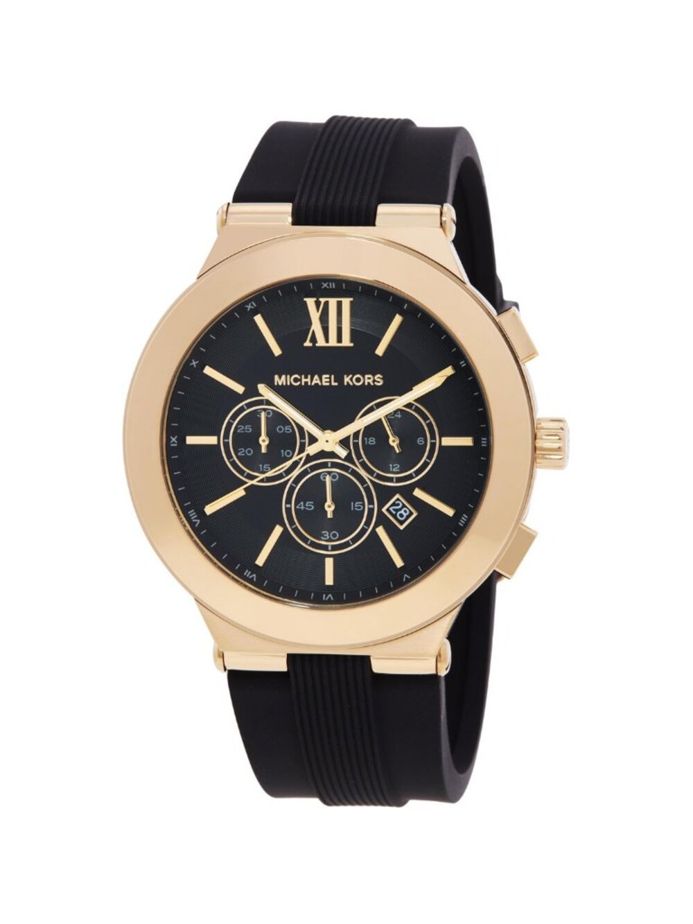 NWT Michael Kors Oversized Billie Chronograph Quartz Black Dial Men's Watch